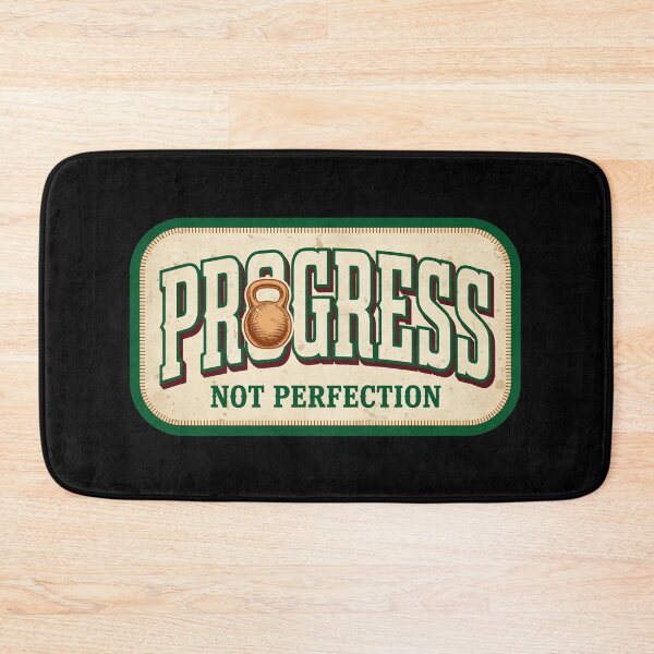Item preview, Progress Not Perfection – Bodybuilding Gym Workout Design, Strength Training & Weightlifting, Muscle Building, Fitness Motivation, Heavy Lifting, Progressive Overload, Workout Progress, Gym Gift designed and sold by Typologystudios.