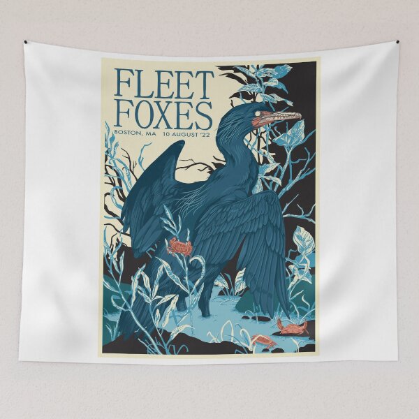 Item preview, Fleet Foxes Original Custom Vintage Music Poster Wall Art Tee Shirt Design designed and sold by Cool Robot Bro..