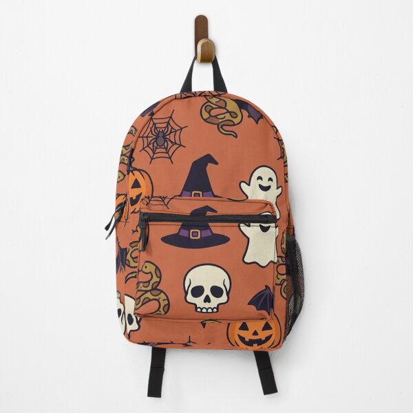 Item preview, Pumpkin-themed Halloween pattern designed and sold by snoWorkshop.