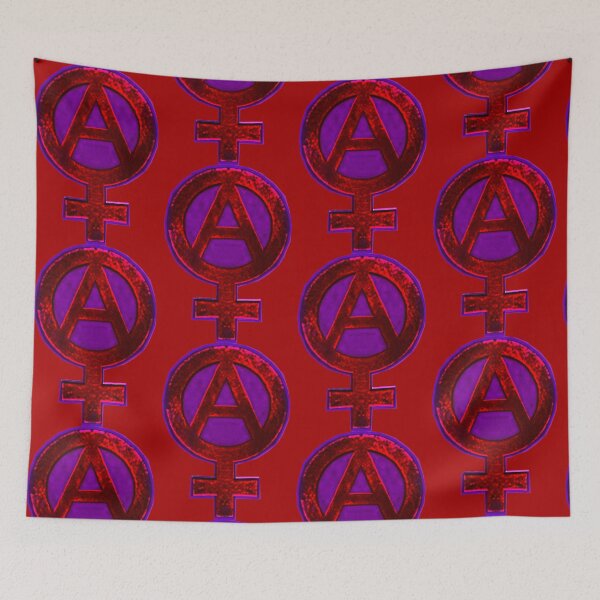 Item preview, Anarcha Feminism Circle A Symbol designed and sold by weirdove.