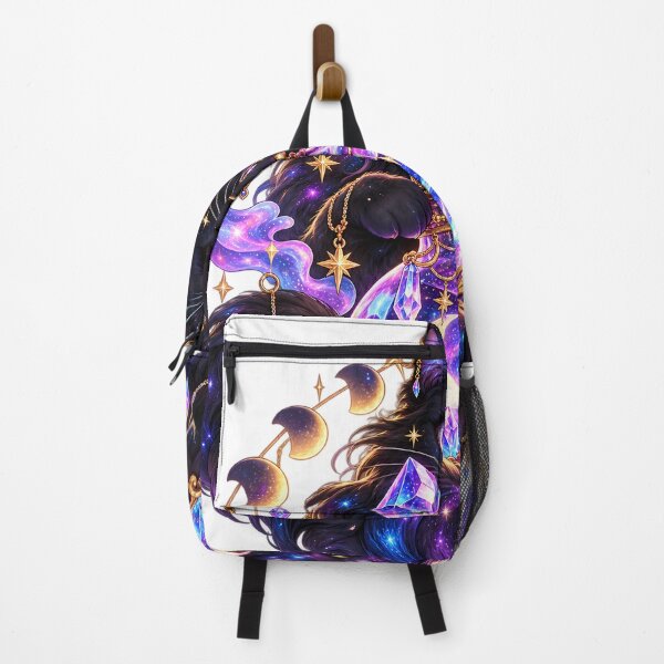 Item preview, Galaxy Cat on a Golden Moon – Magical Cosmic Kitten designed and sold by Gatto Grasso.
