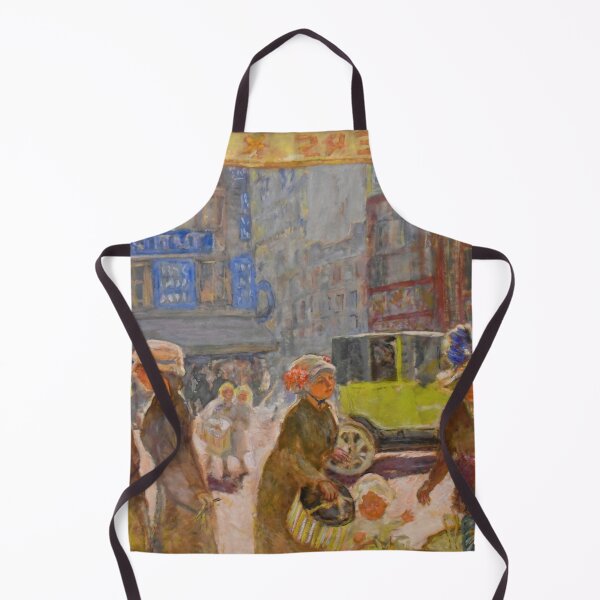 Item preview, Paris, Cafe street scene, La Place Clichy cityscape print landscape painting by Pierre Bonnard designed and sold by Jéanpaul Ferro.