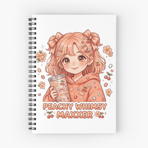Item preview, Peachy Whimsy Maxxer Cute Anime Girl Sticker - Kawaii Peach Girl with Tumbler Coquette Cherry Aesthetic Gen Z designed and sold by GenZPopStudio.