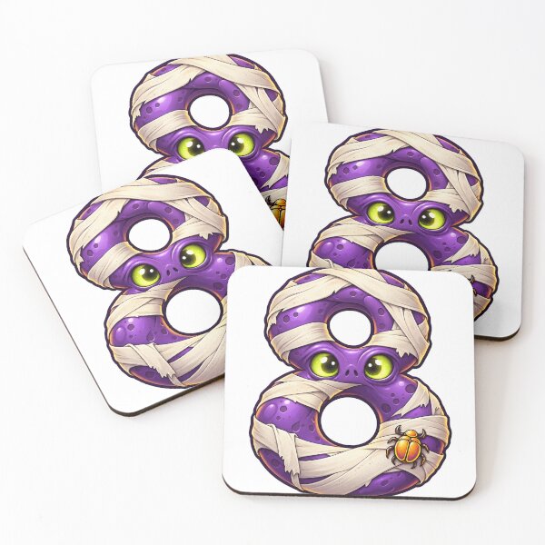 Item preview, Cute Spooky Halloween Number 8 - Mummy Monster designed and sold by The198X.