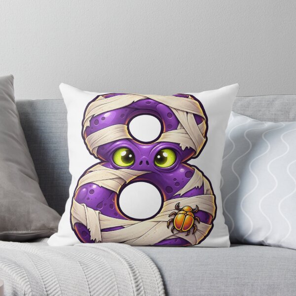 Item preview, Cute Spooky Halloween Number 8 - Mummy Monster designed and sold by The198X.