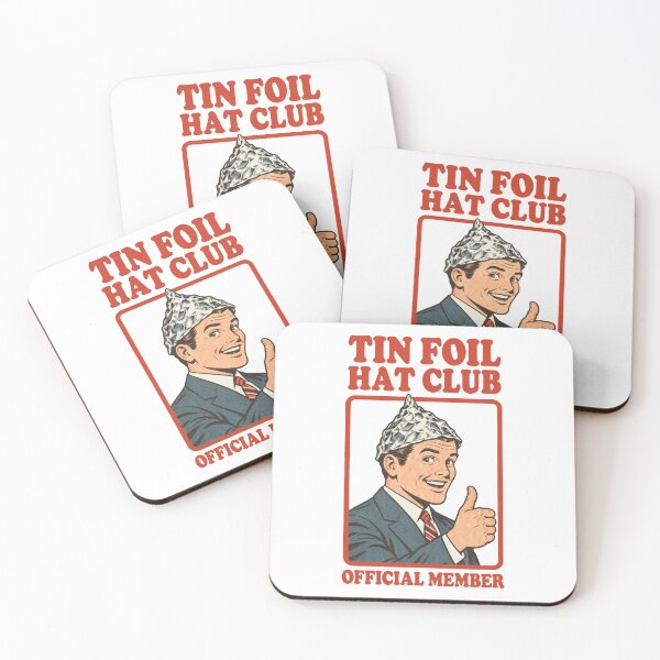 Item preview, Tin Foil Hat Club Official Member Funny Conspiracy designed and sold by ShirtWreck.