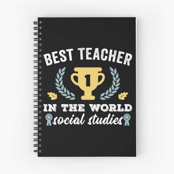 Item preview, Best Teacher in the World - Social Studies designed and sold by wingstar.