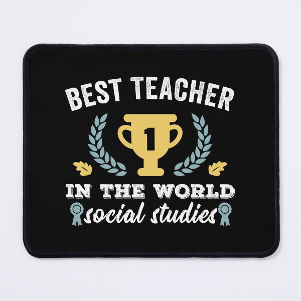 Item preview, Best Teacher in the World - Social Studies designed and sold by wingstar.