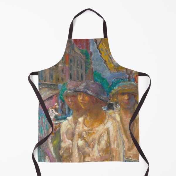 Item preview, Young Women on the Street, Paris cityscape portrait painting print by Pierre Bonnard designed and sold by Jéanpaul Ferro.