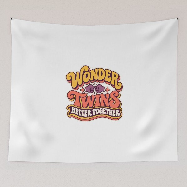 Item preview, Wonder Twins Better Together Groovy Retro Typography designed and sold by Witcrafters.