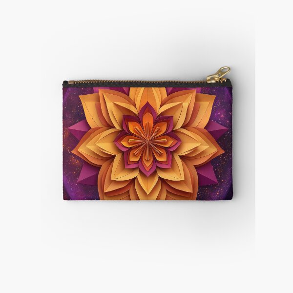 Item preview, Lotus Mandala, 3d Render, Warm Amber And designed and sold by Checho30.