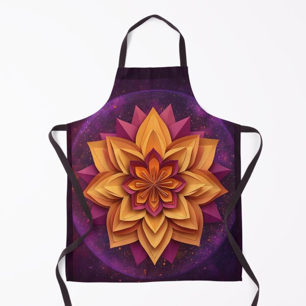 Item preview, Lotus Mandala, 3d Render, Warm Amber And designed and sold by Checho30.