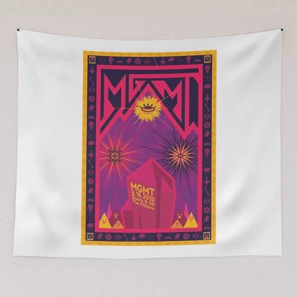 Item preview, MGMT Original Custom Vintage Music Poster Wall Art Tee Shirt Design designed and sold by Cool Robot Bro..
