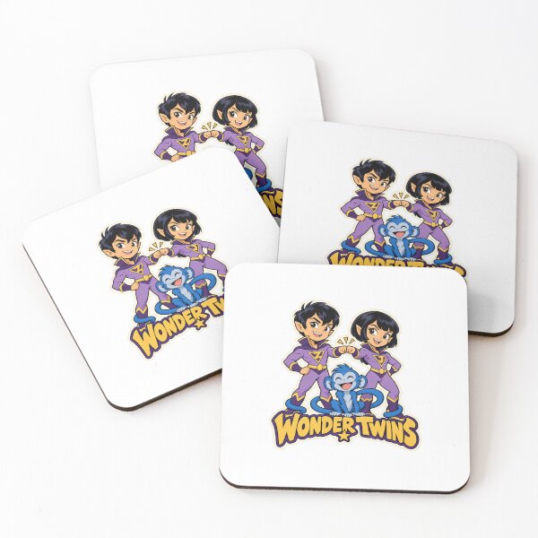 Item preview, Wonder Twins Zan Jayna and Gleek Cute Chibi Trio designed and sold by Witcrafters.