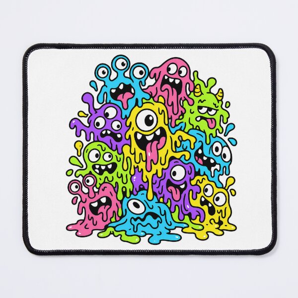 Item preview, Melting Monsters Colorful Slime Creature Crew designed and sold by Thai Vibe Studio.