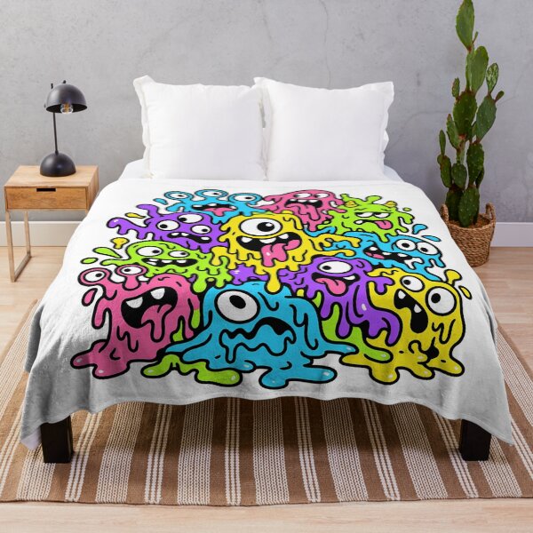 Item preview, Melting Monsters Colorful Slime Creature Crew designed and sold by Thai Vibe Studio.