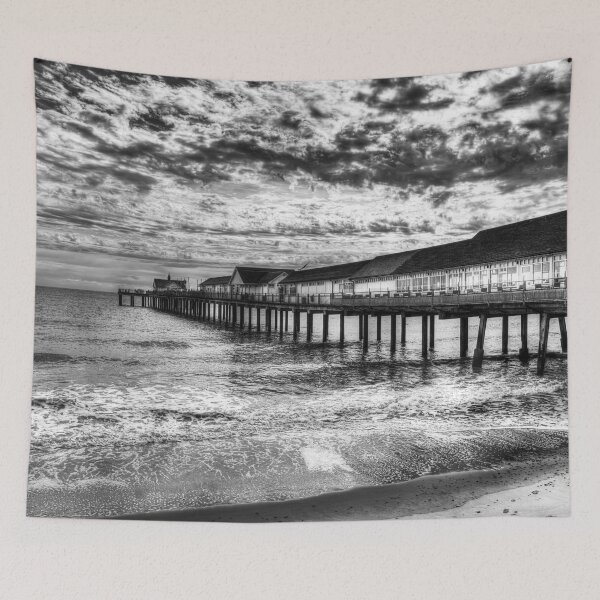 Item preview, Southwold Pier Black and White, Suffolk, UK designed and sold by Paul Thompson Photography.