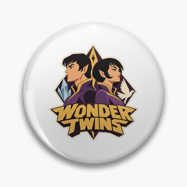 Item preview, Wonder Twins Zan and Jayna Midcentury Portrait Duo designed and sold by Witcrafters.