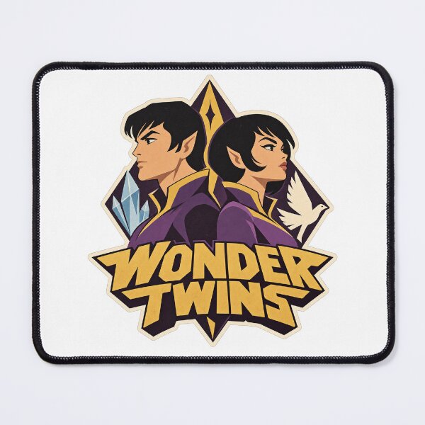 Item preview, Wonder Twins Zan and Jayna Midcentury Portrait Duo designed and sold by Witcrafters.