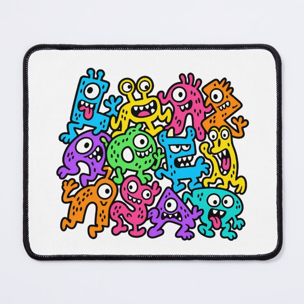 Item preview, Abstract Mutant Letter Shape Monster Crew designed and sold by Thai Vibe Studio.