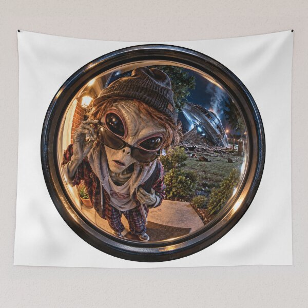 Item preview, Alien at the Door designed and sold by Azagthoth.