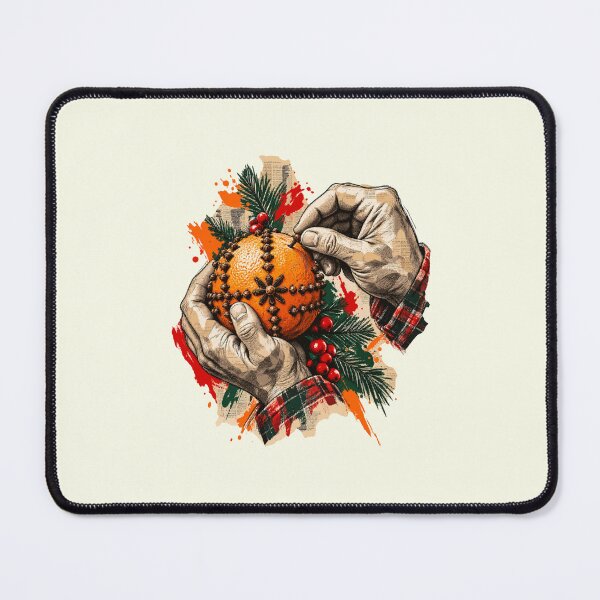 Item preview, Inserting Nails into a Christmas Orange designed and sold by Honu2025.