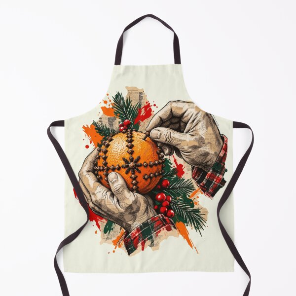 Item preview, Inserting Nails into a Christmas Orange designed and sold by Honu2025.