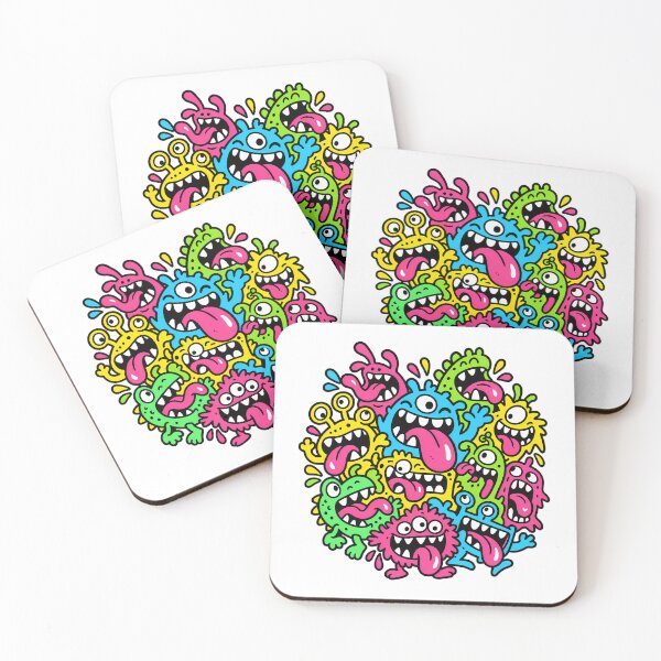 Item preview, Crazy Teeth and Tongues Monster Crew designed and sold by Thai Vibe Studio.