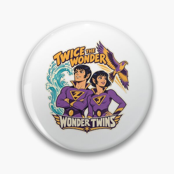Item preview, Wonder Twins Twice the Wonder Risograph Duo designed and sold by Witcrafters.