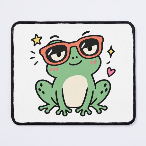 Item preview,  Cool Frog in Sunglasses Sticker designed and sold by Vision Crafted.