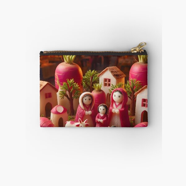 Item preview, Noche de los Rabanos Mexican Christmas Radish Carvings Scene designed and sold by Sybille-Yates.