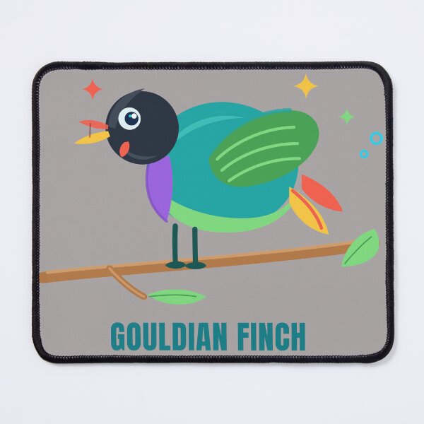 Item preview, Gouldian Finch — Rainbow Bird Lover Gift designed and sold by MIRAJIL.