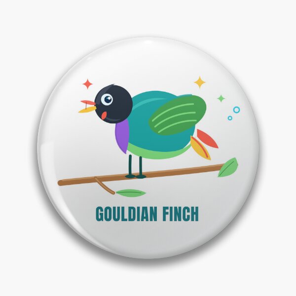 Item preview, Gouldian Finch — Rainbow Bird Lover Gift designed and sold by MIRAJIL.