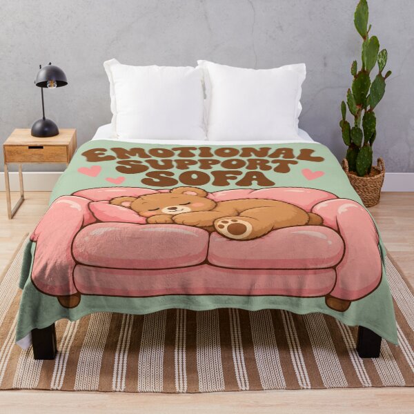 Artikelvorschau, Sofa zur emotionalen Unterstützung | Niedliche minimalistische Teddybär-Edition entworfen und verkauft von littleblued.