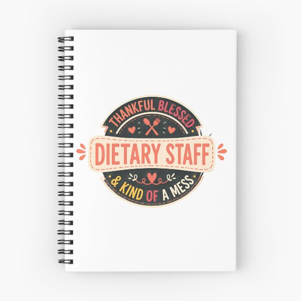 Item preview, Dietary Staff Thankful Blessed Kind Mess designed and sold by Maladies.