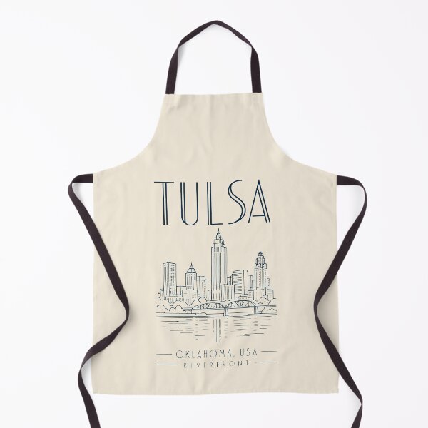 Aperçu de l'œuvre Tulsa, Oklahoma, États-Unis [Dessin au trait] créée et vendue par elektronen.