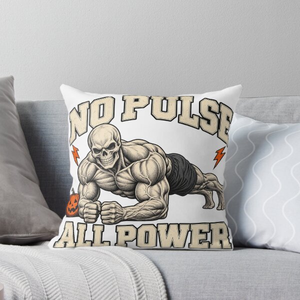 Item preview, No Pulse All Power – Muscular Skeleton designed and sold by Trends Art Creations .