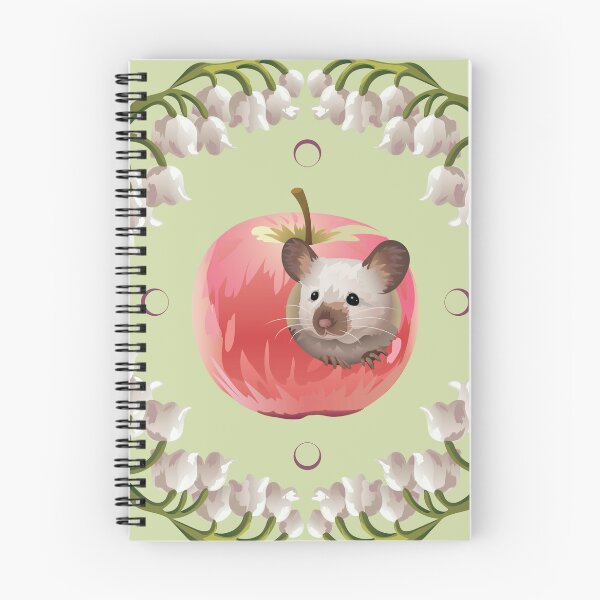 Item preview, mouse apple lily of the valley pattern designed and sold by itsafunkytown.