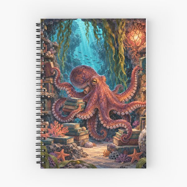 Item preview, The Librarian Octopus designed and sold by DrizzyV.