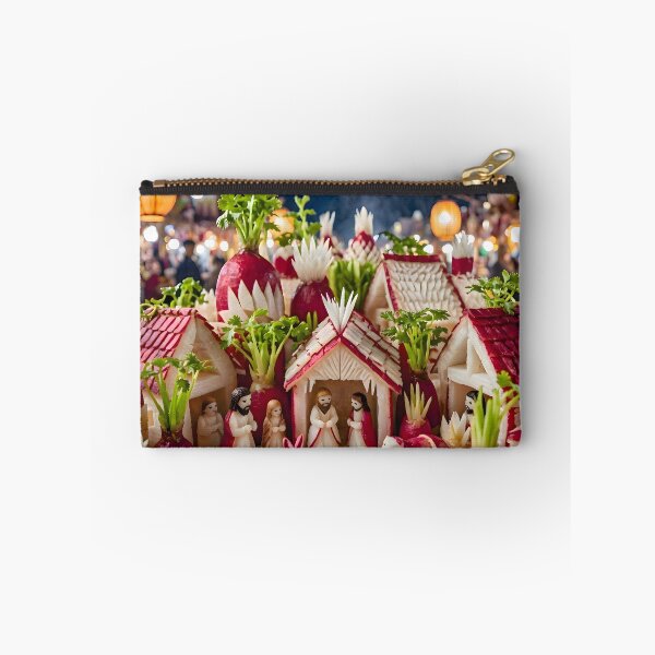 Item preview, Noche de los Rabanos Mexican Christmas Radish Carvings Scene designed and sold by Sybille-Yates.