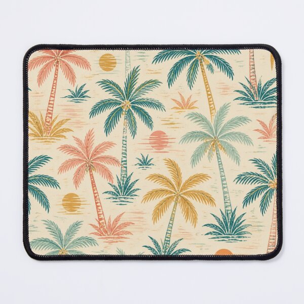 Item preview, Retro Palm Paradise — Tropical Vintage Pattern designed and sold by zenturtlemerch.