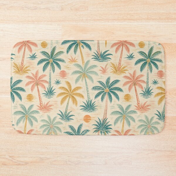 Item preview, Retro Palm Paradise — Tropical Vintage Pattern designed and sold by zenturtlemerch.