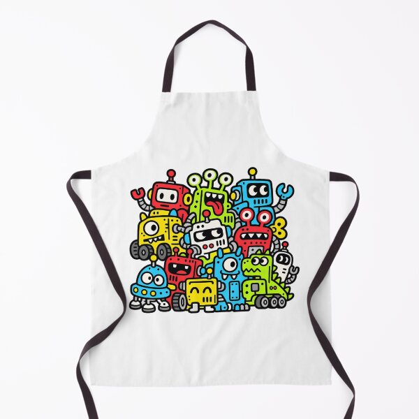 Item preview, Colorful Robot Creature Block Monster Crew designed and sold by Thai Vibe Studio.