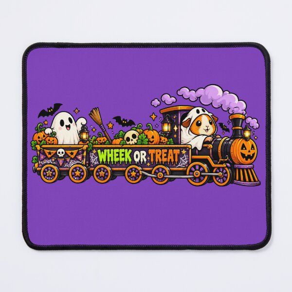 Item preview, Wheek or Treat – Guinea Pig Halloween Ghost Train designed and sold by Britishdelights.