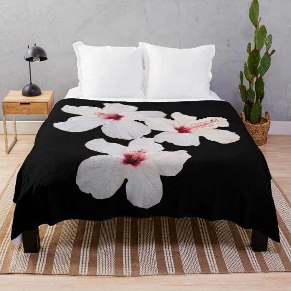 Item preview, Three Exotic White Hibiscus Tropical Flowers Shapes Mania designed and sold by Shapes-Mania.