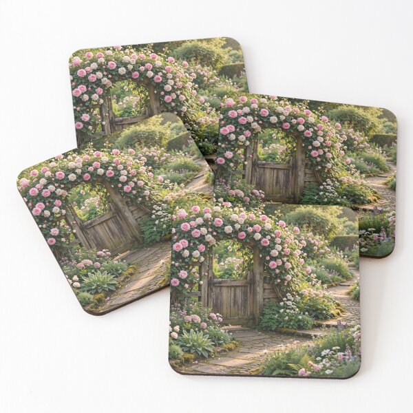 Item preview, English Garden Art Print – Rose Gate Floral Decor designed and sold by BloomandGrace.