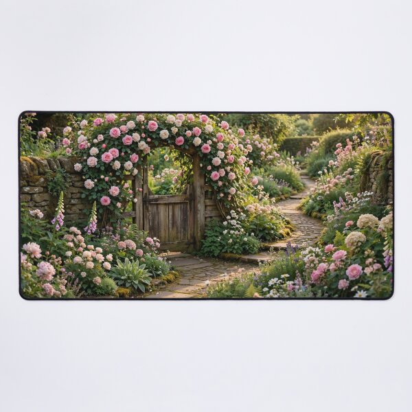Item preview, English Garden Art Print – Rose Gate Floral Decor designed and sold by BloomandGrace.