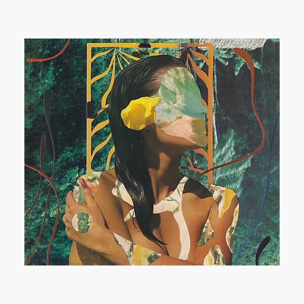 Item preview, Surreal handmade collage "Untamed" designed and sold by Everna-more.