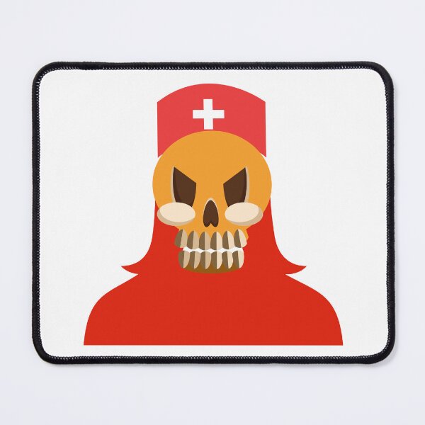 Item preview, Creepy Nurse Skull - Evil Medical Halloween Graphic designed and sold by NAMASTHE WORLD.