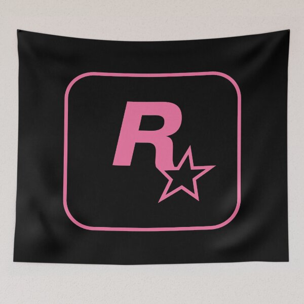 Item preview, Rockstar Games GTA 6 Vice City VC Pink Logo (Inverted) designed and sold by BubblePopRed.